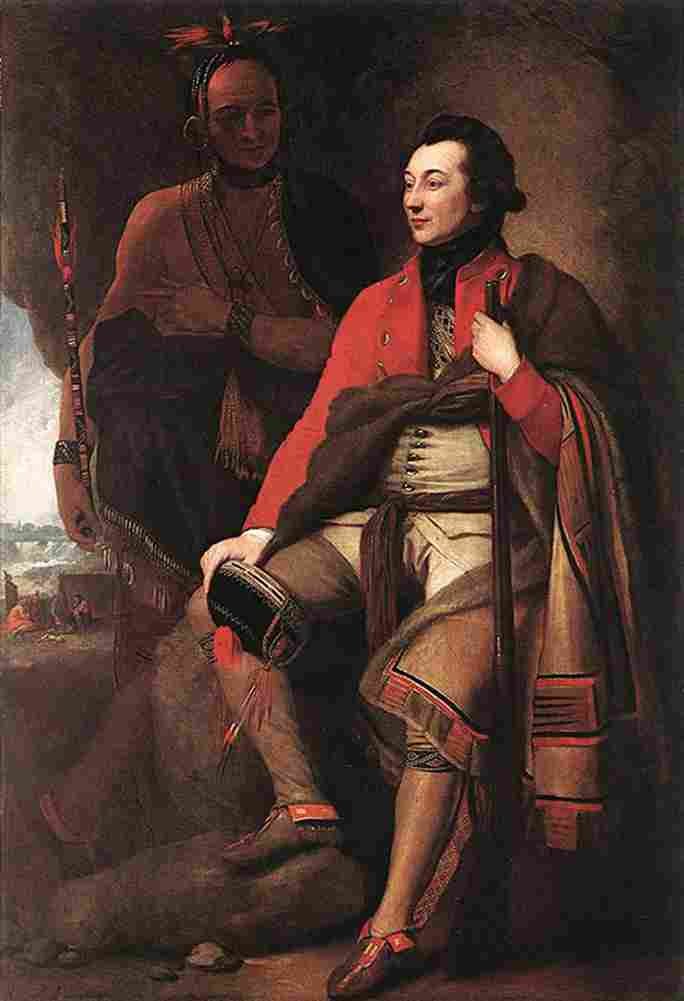 west Colonel Guy Johnson Art A4 Photo Print