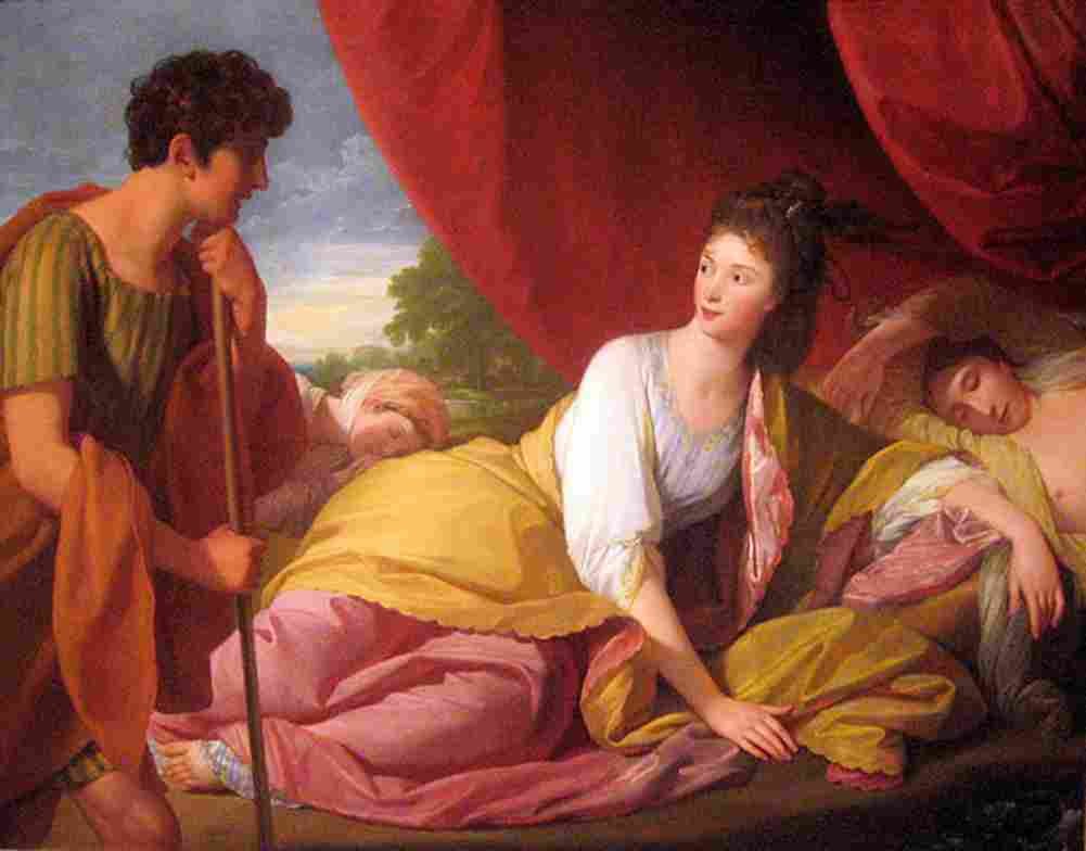 west Cymon and Iphigenia Two Art A4 Photo Print