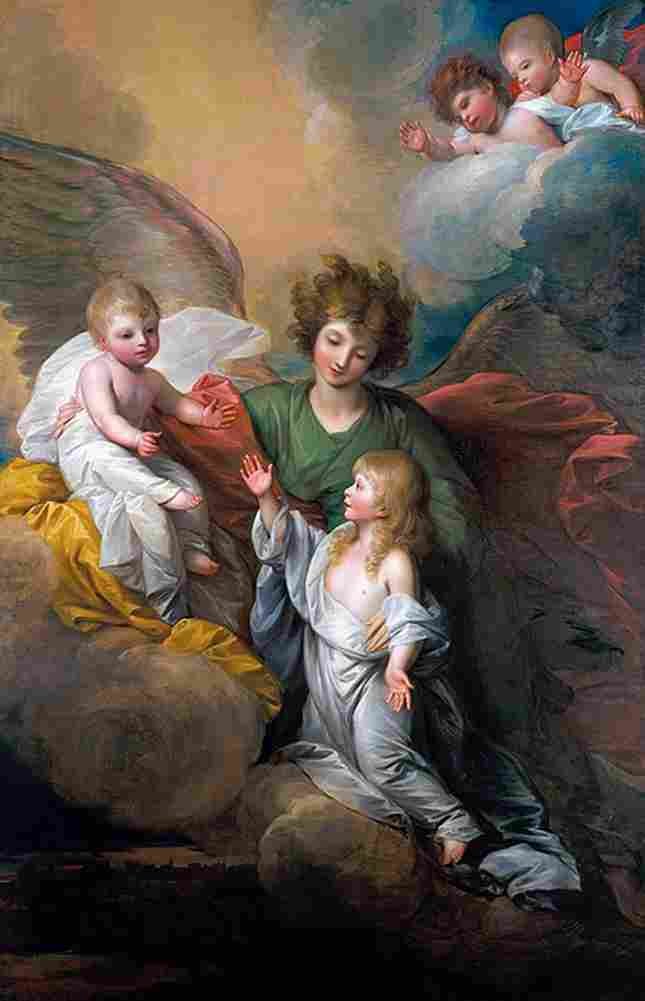 west The Apotheosis of Prince Octavius Art A4 Photo Print