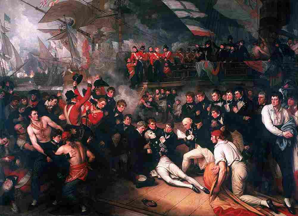 west The Death of Nelson Art A4 Photo Print
