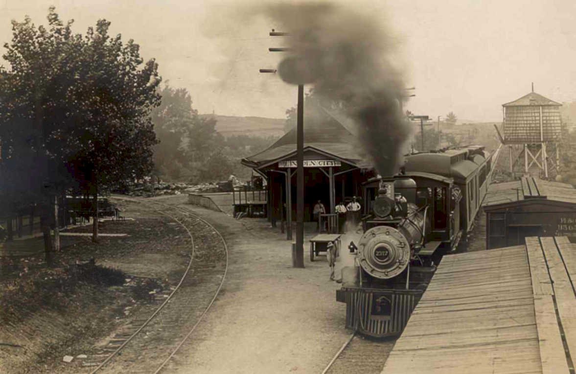 west haven depot Vintage world war A4 Photo Print
