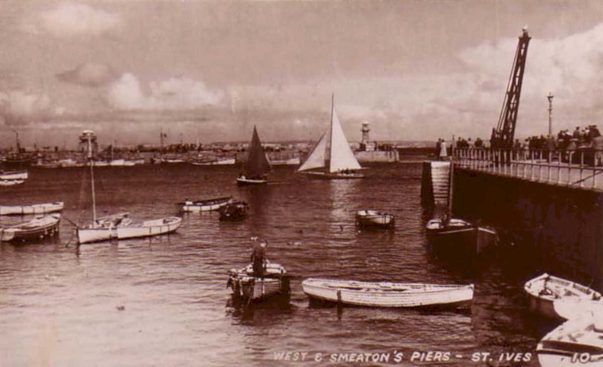 west smeaton pierVintage 1880s 1900s A4 Photo Print