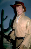 western statue man Vintage A4 Photo Print