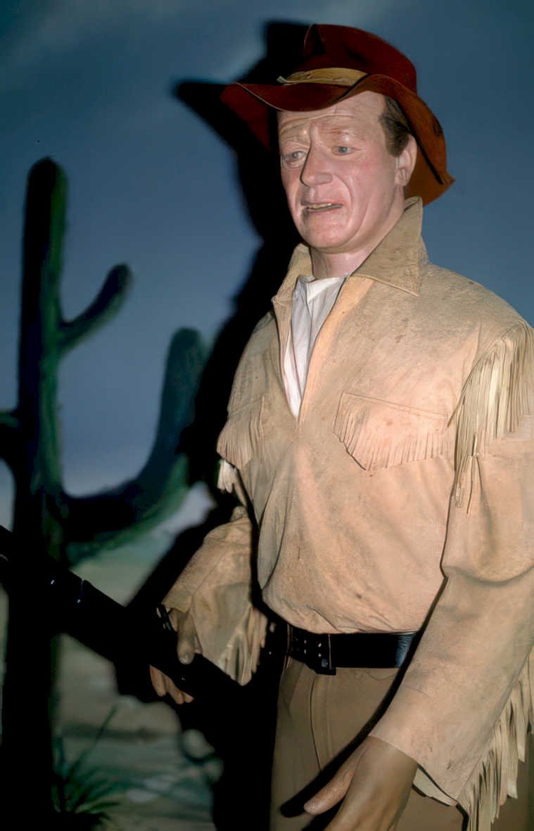 western statue man Vintage A4 Photo Print