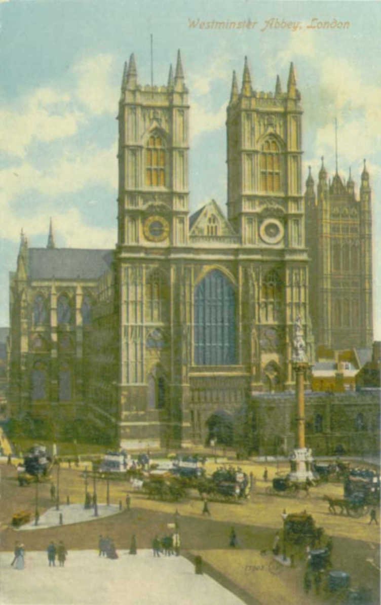westminster abbey london 1Vintage 1880s 1900s A4 Photo Print