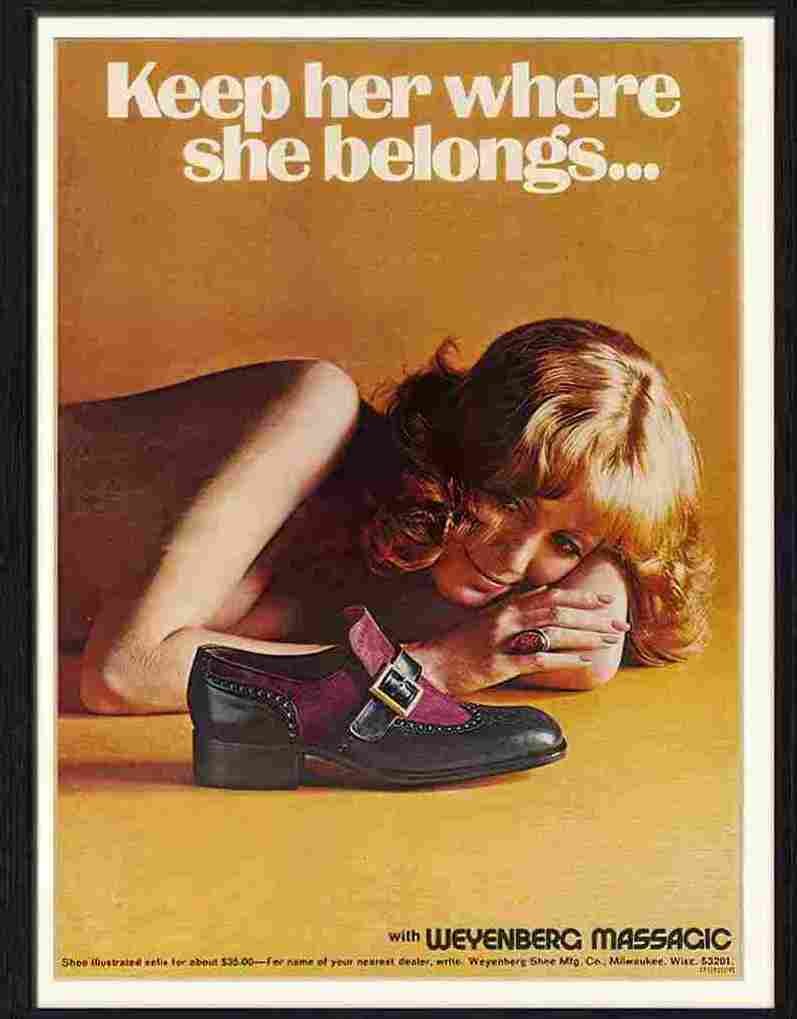 weyenberg shoes 1970s Advert A4 Photo Print