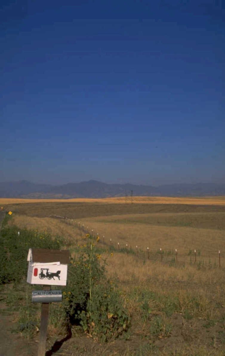 wheat mountains mailbox 1980s 1990s A4 Photo Print