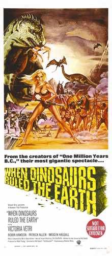 when dinosaurs ruled earth  03 film star poster A4 Photo Print