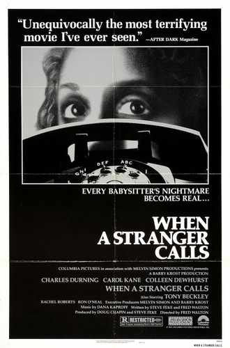 when stranger calls  01 film star poster A4 Photo Print