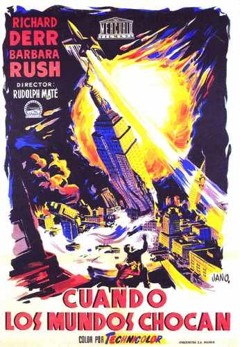when worlds collide  05 film star poster A4 Photo Print