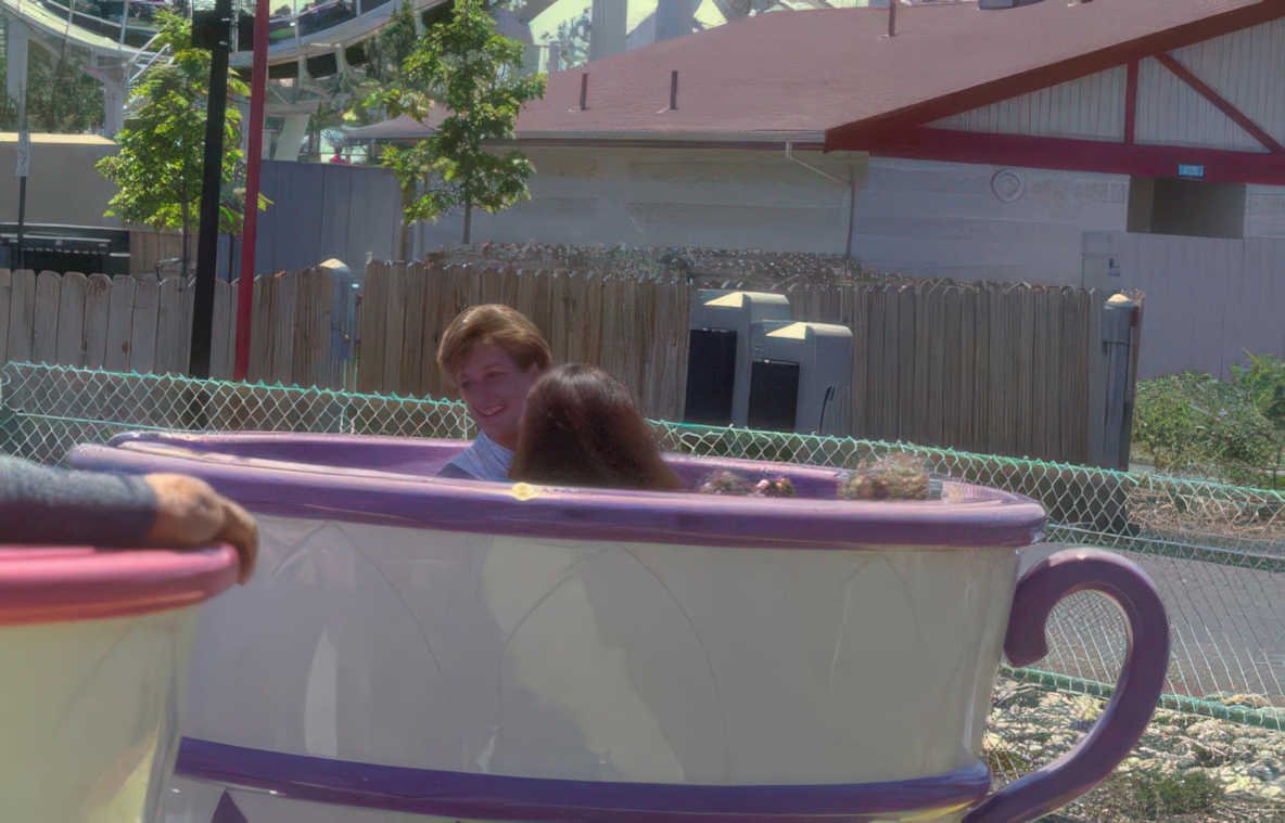 whirlygig ride kids Vintage A4 Photo Print