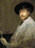 whistler Self portrait Art A4 Photo Print