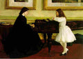whistler The Piano Art A4 Photo Print