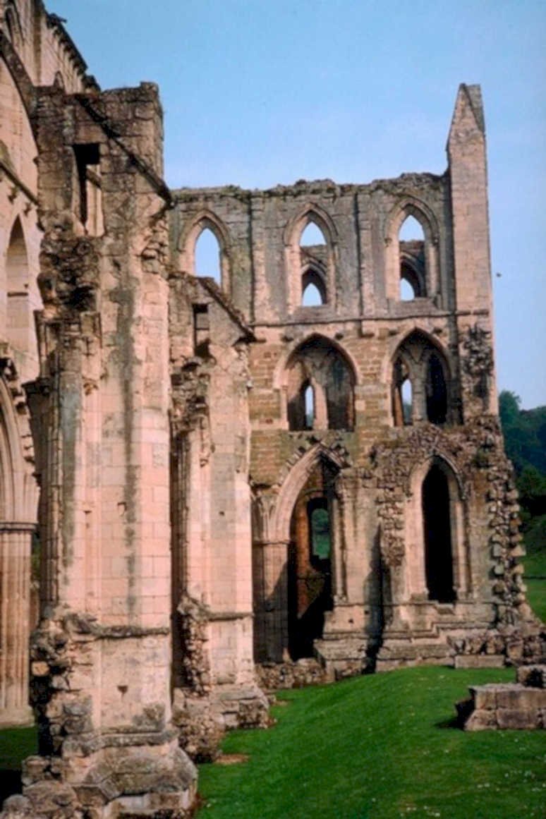 whitby abbey ruins 11980s 1990s A4 Photo Print