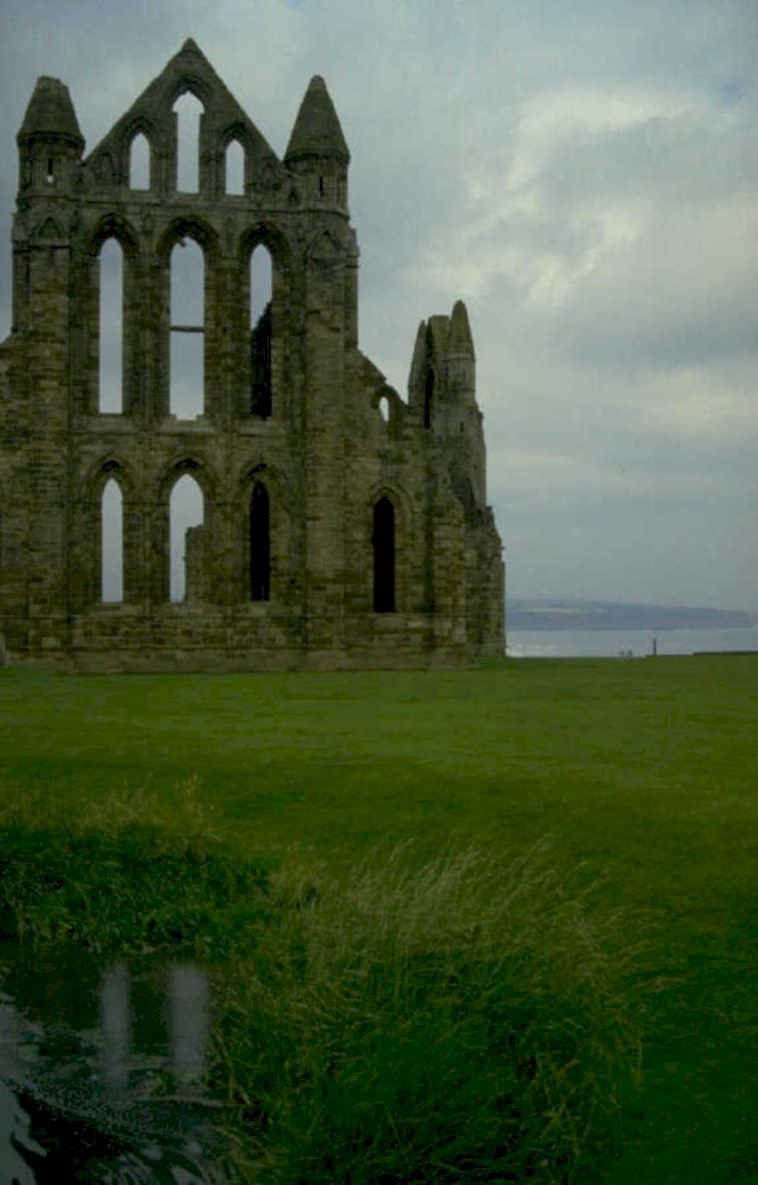 whitby abbey ruins 1980s 1990s A4 Photo Print