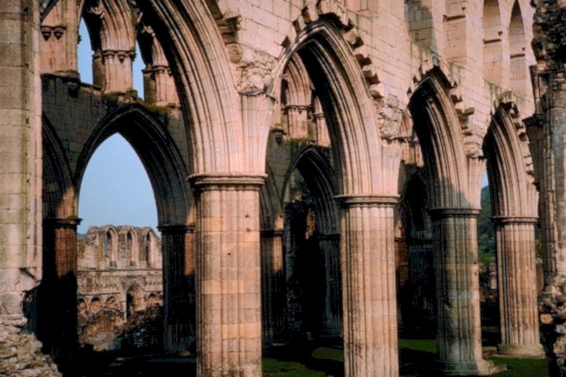 whitby abbey ruins 21980s 1990s A4 Photo Print