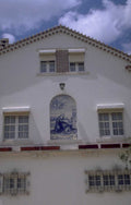 white building facade 1980s 1990s A4 Photo Print