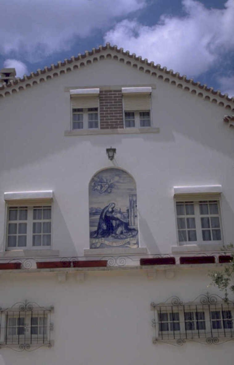 white building facade 1980s 1990s A4 Photo Print