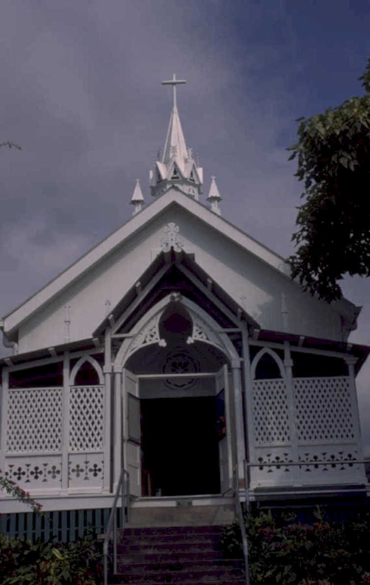 white church nz 1980s 1990s A4 Photo Print