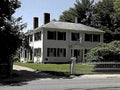 white colonial house1980s 1990s A4 Photo Print
