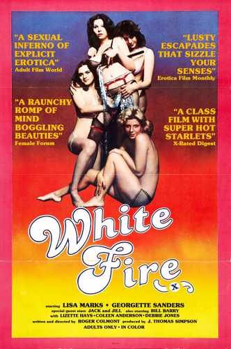 white fire  01 film star poster A4 Photo Print