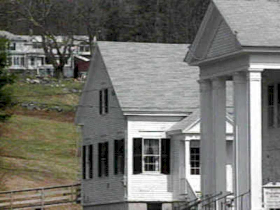 white gable house 21980s 1990s A4 Photo Print