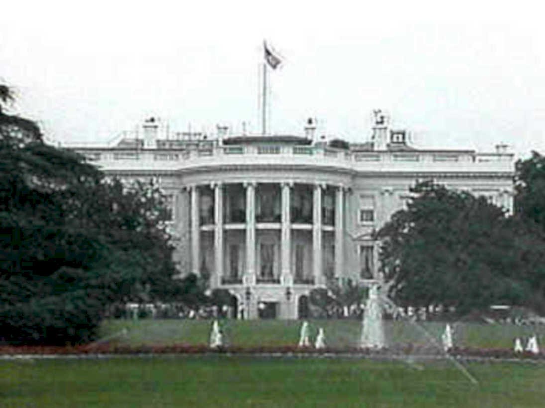 white house 19971980s 1990s A4 Photo Print