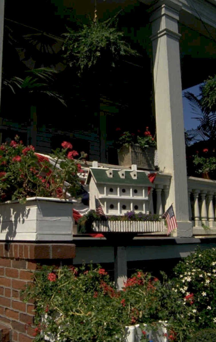 white house balcony 1980s 1990s A4 Photo Print