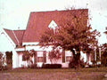 white house gable1980s 1990s A4 Photo Print