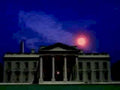white house night1980s 1990s A4 Photo Print