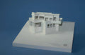 white residential model Vintage A4 Photo Print