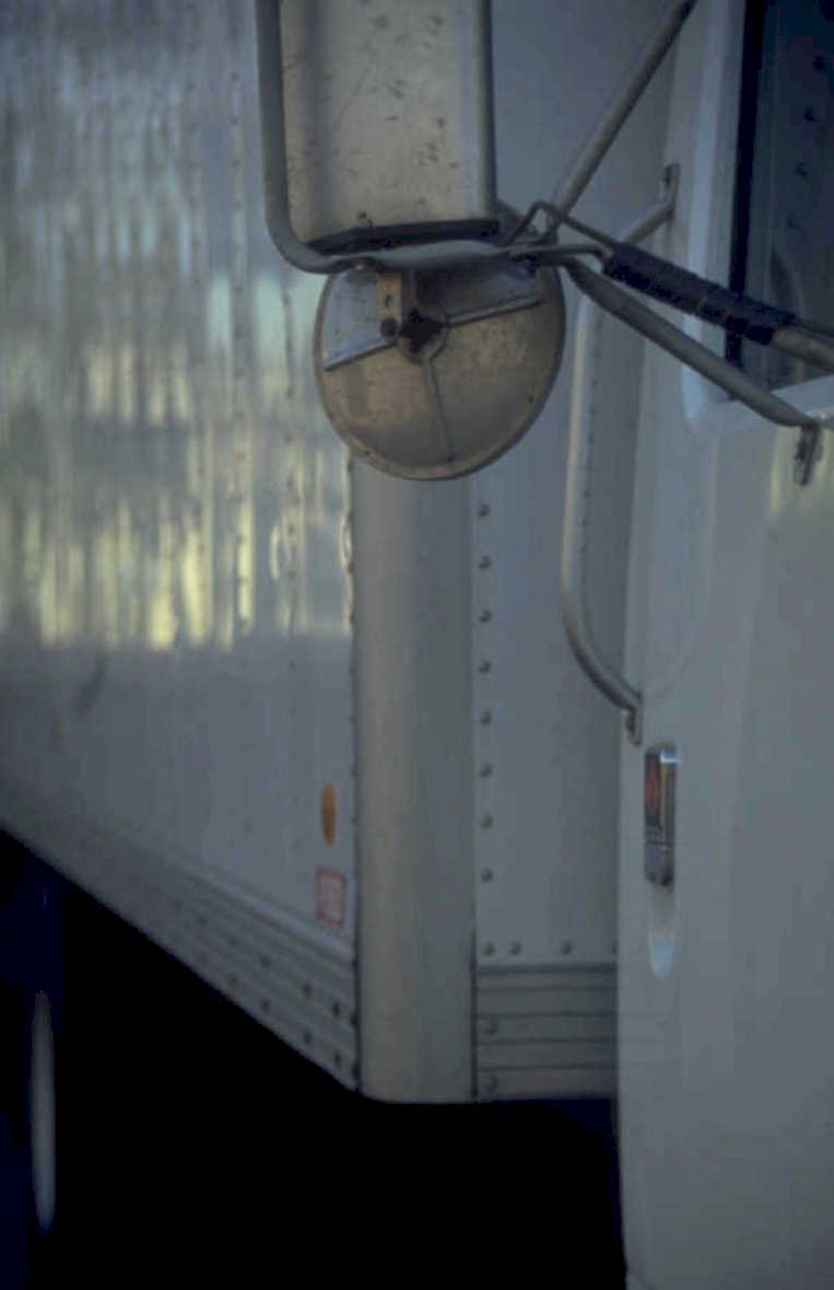 white truck cab 1980s 1990s A4 Photo Print