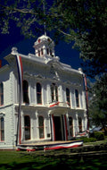 white victorian courthouse 1980s 1990s A4 Photo Print