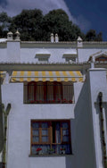 white washed building 1980s 1990s A4 Photo Print 42