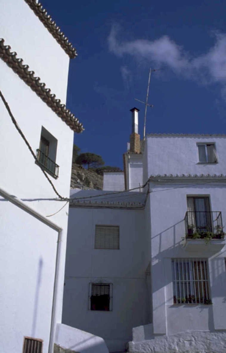 white washed village 1 1980s 1990s A4 Photo Print