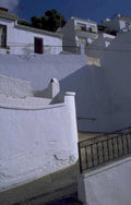 white washed village 2 1980s 1990s A4 Photo Print