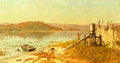 whittredge a fisherman s windlass Art A4 Photo Print