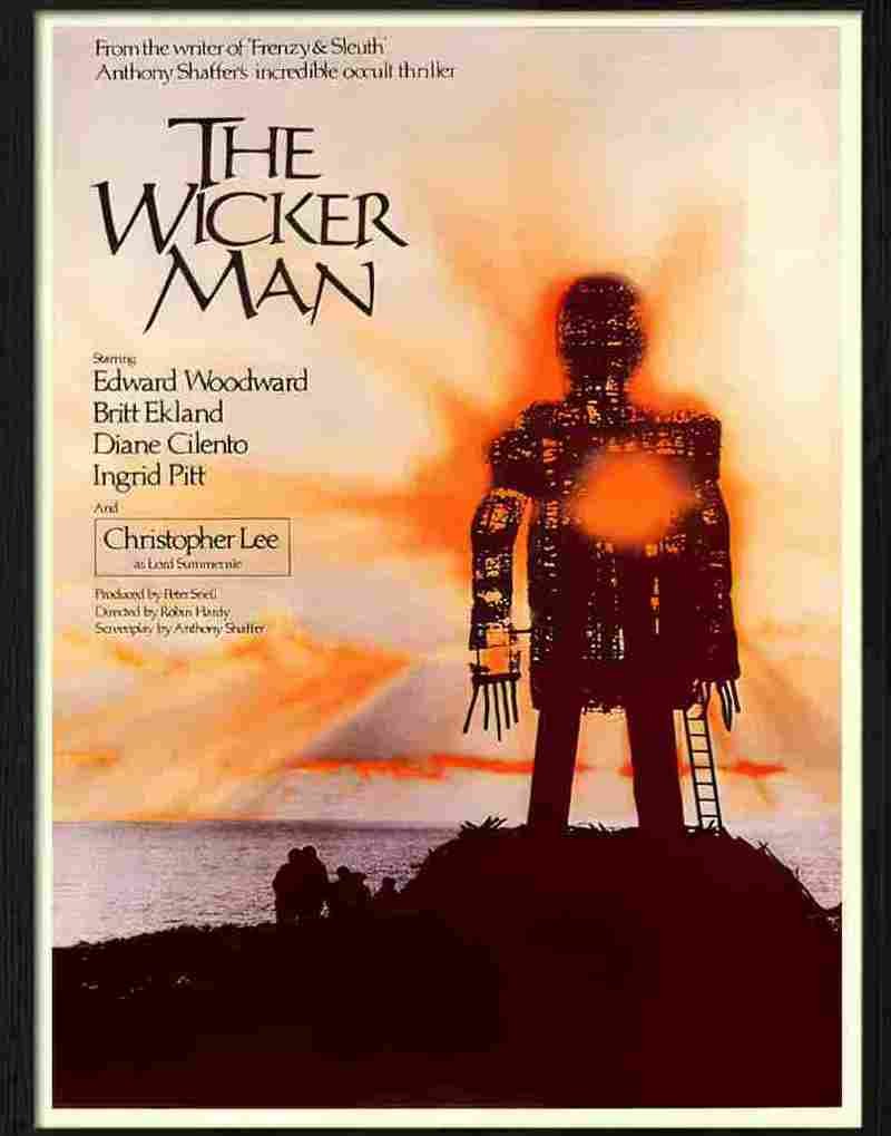 wicker man movie poster 1973 Advert A4 Photo Print