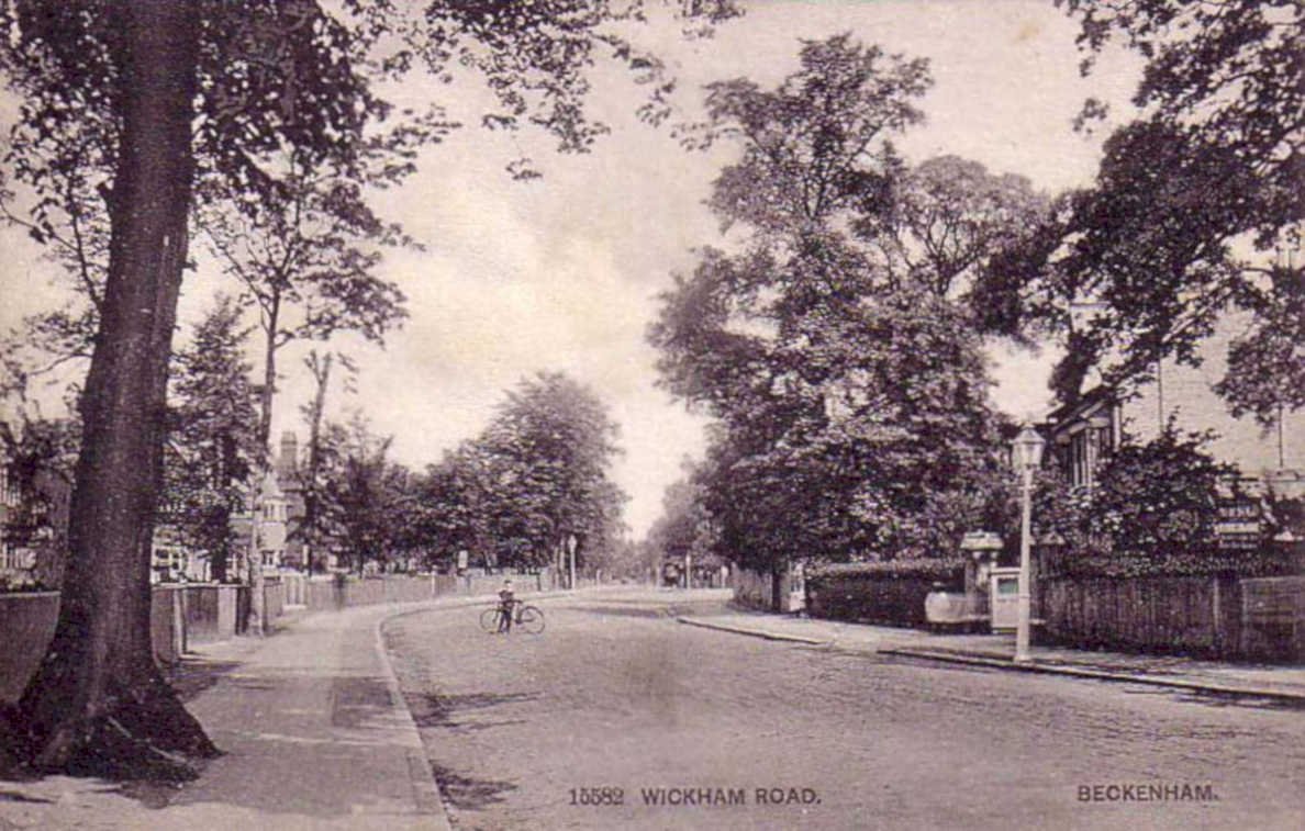 wickham road beckenhamVintage 1880s 1900s A4 Photo Print