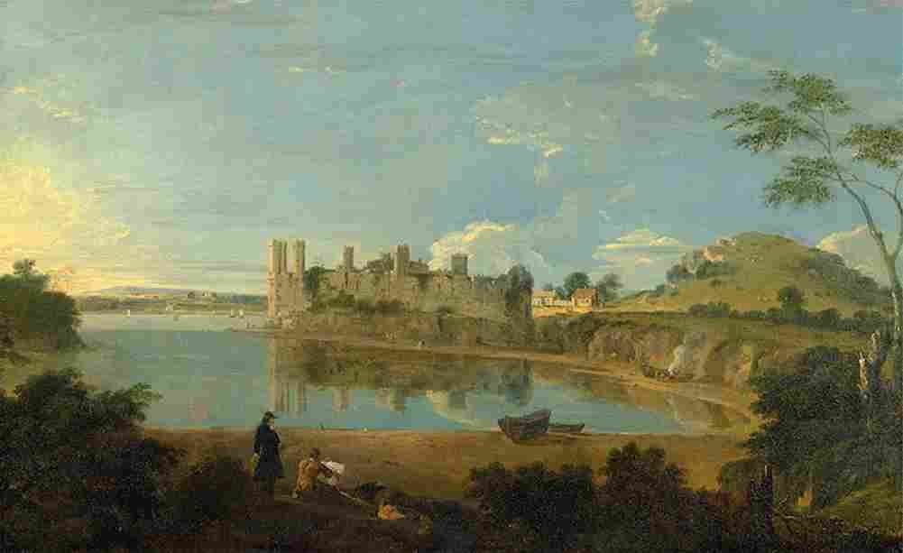 wil Caernarvon Castle Art A4 Photo Print
