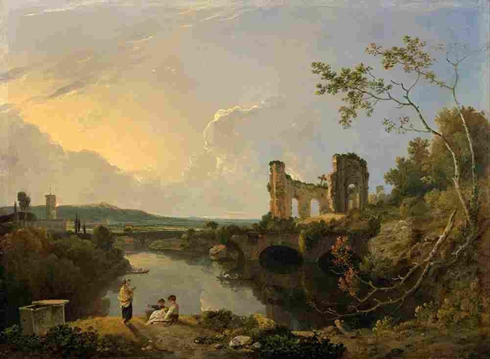 wil Italian Landscape Morning Art A4 Photo Print