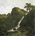 wil Lydford Waterfall Tavistock Art A4 Photo Print