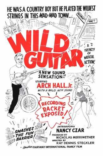 wild guitar  02 film star poster A4 Photo Print