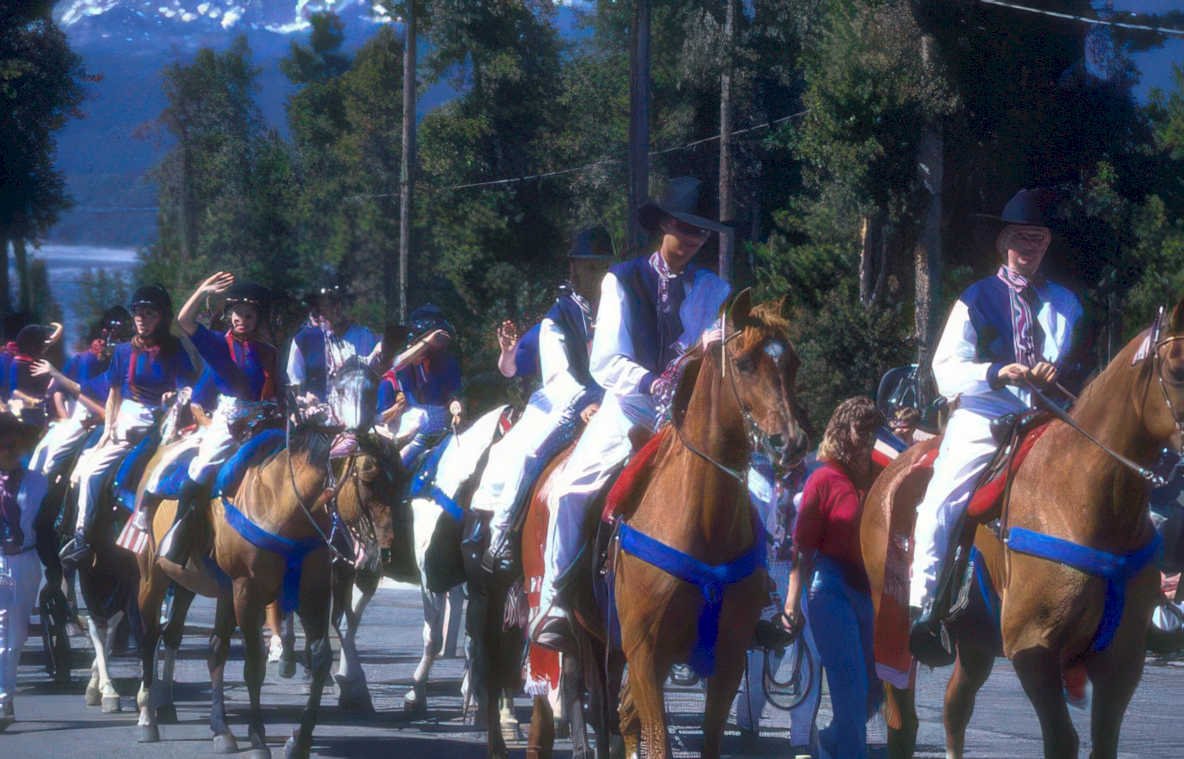 wild west truckee Vintage A4 Photo Print