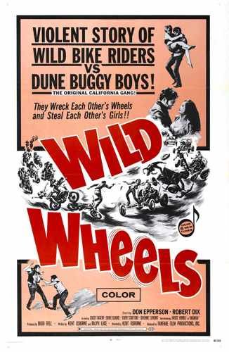 wild wheels  01 film star poster A4 Photo Print