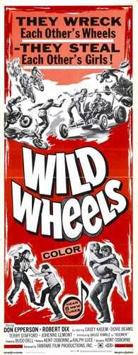 wild wheels  02 film star poster A4 Photo Print