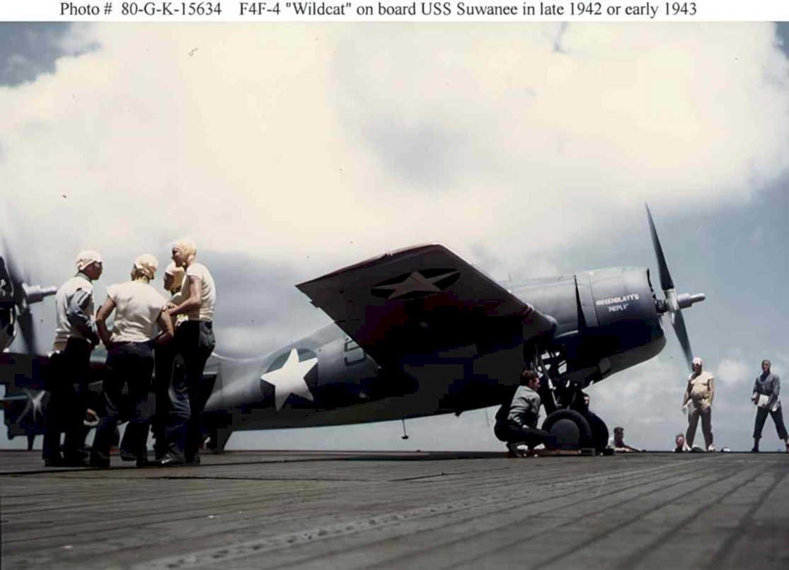 wildcat suwannee naval Vintage world war A4 Photo Print