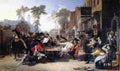 wilkie david the chelsea pensioners reading the waterloo dispatch Art A4 Photo Print