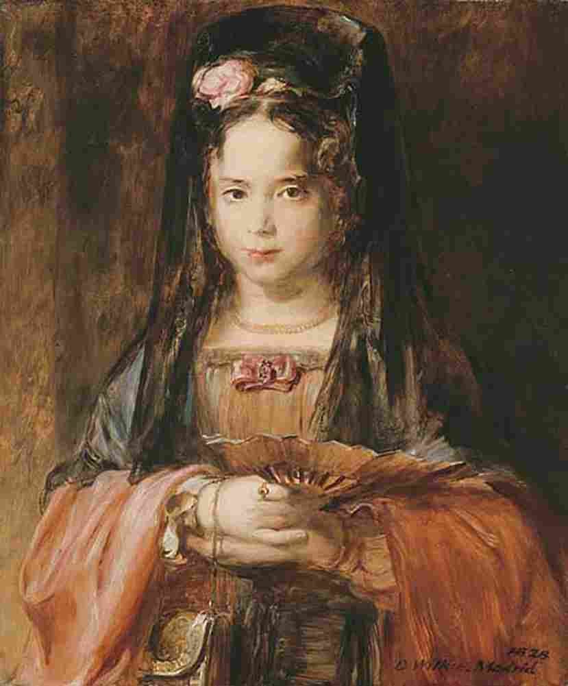 wilkie david the spanish girl Art A4 Photo Print