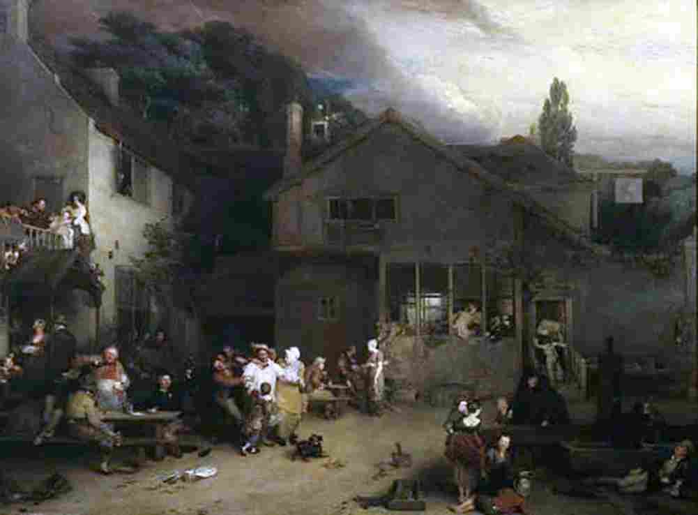 wilkie david the village holiday Art A4 Photo Print